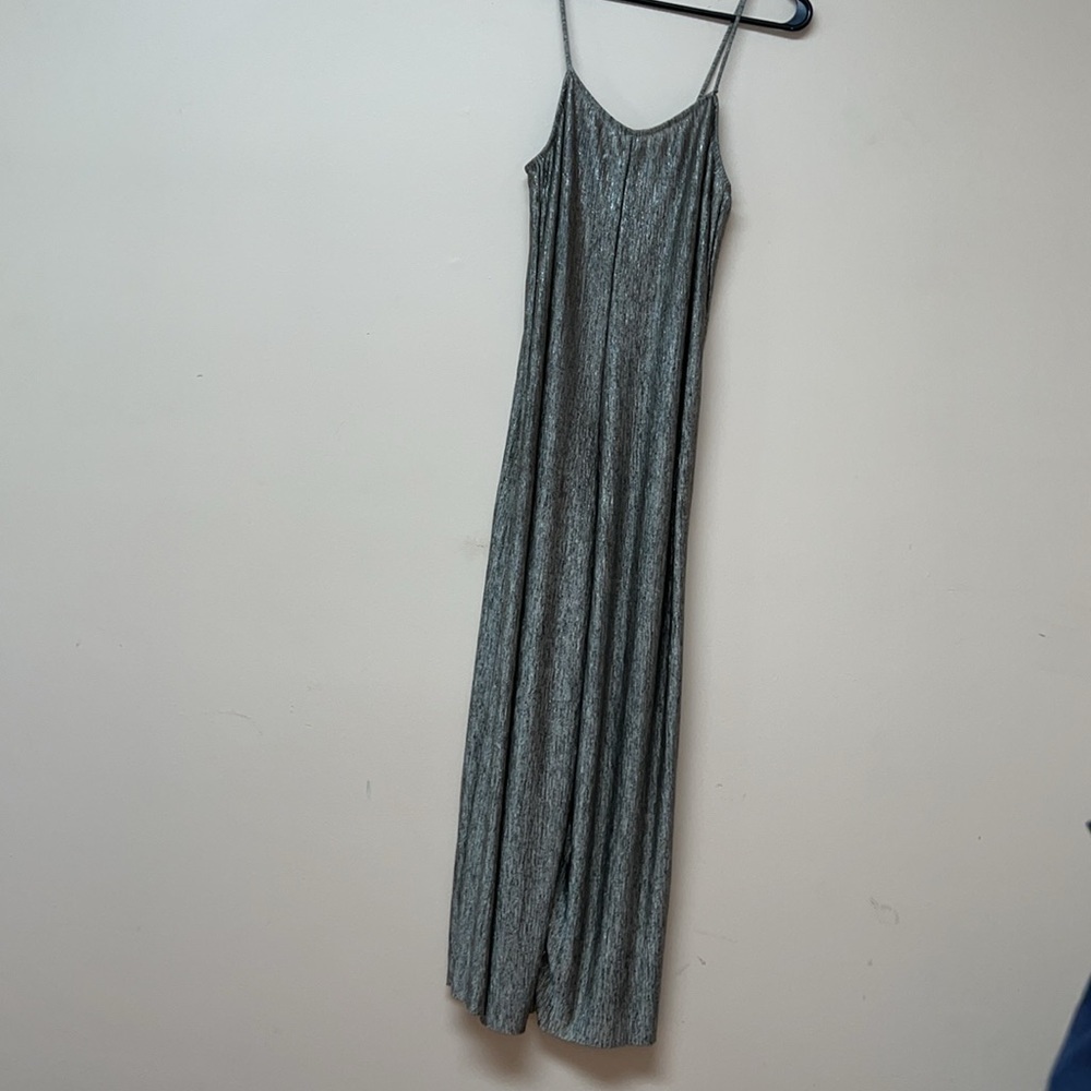 Pull & Bear shiny metallic Jumpsuit overalls Sz S - Picture 10 of 17